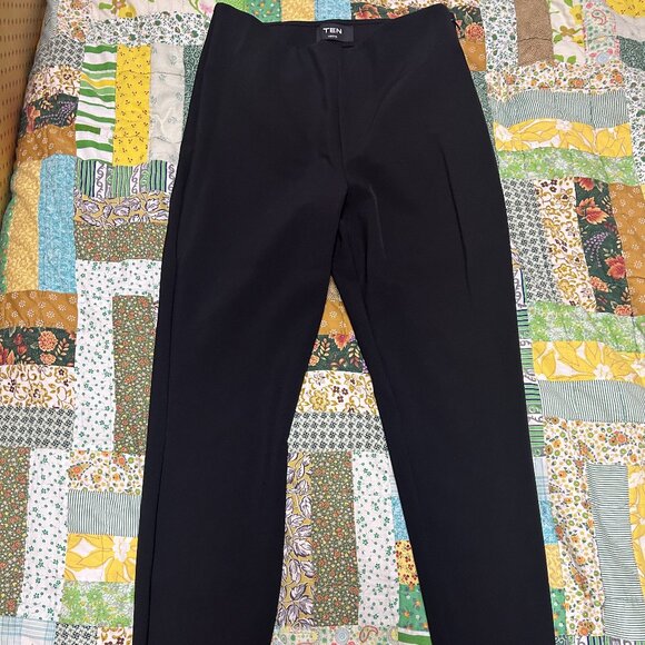 TEN by Aritzia Black Staight Leg Ponte Legging Trouser - Picture 3 of 8